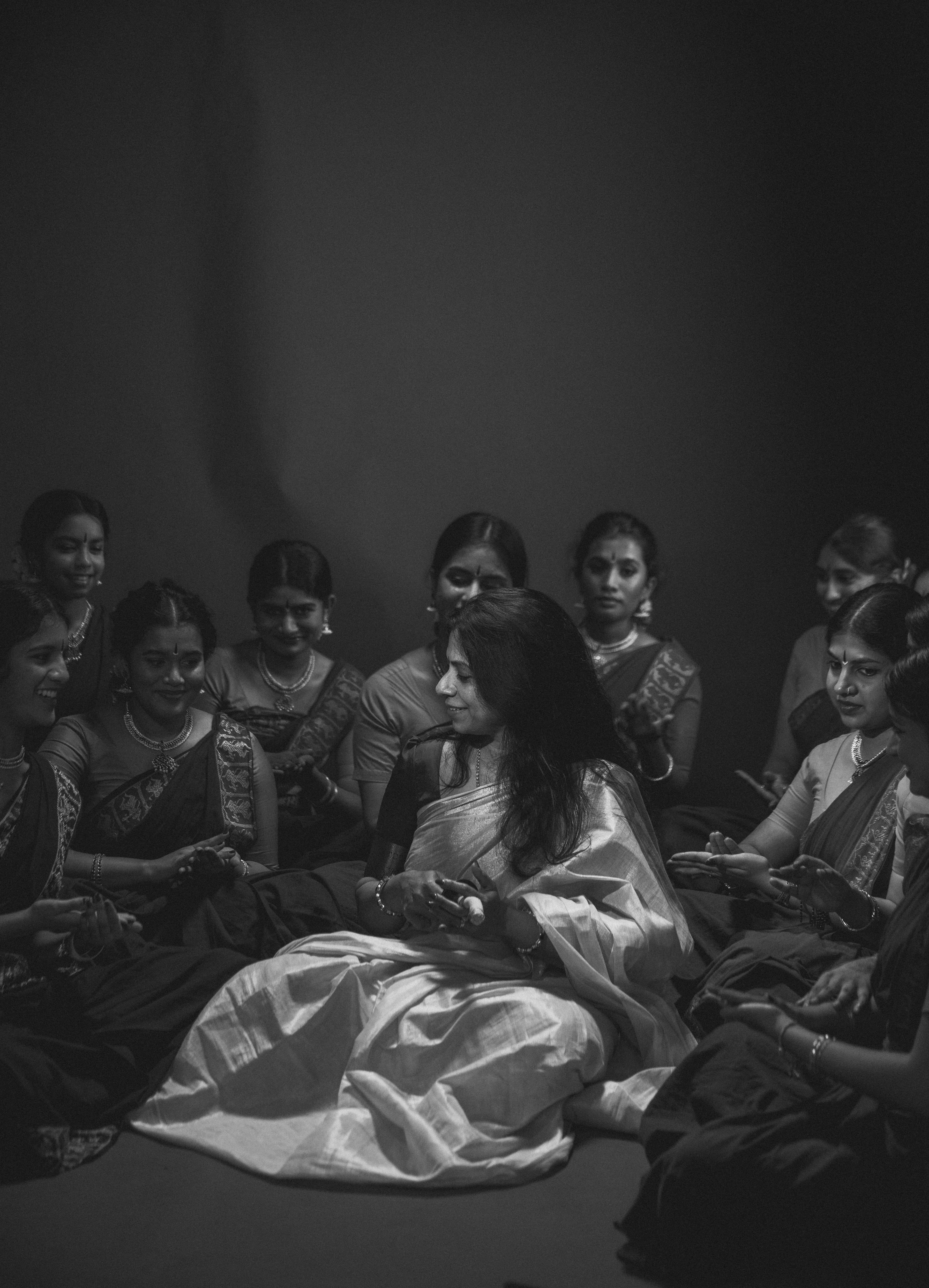 Senior Classical advanced Bharathanatyam students